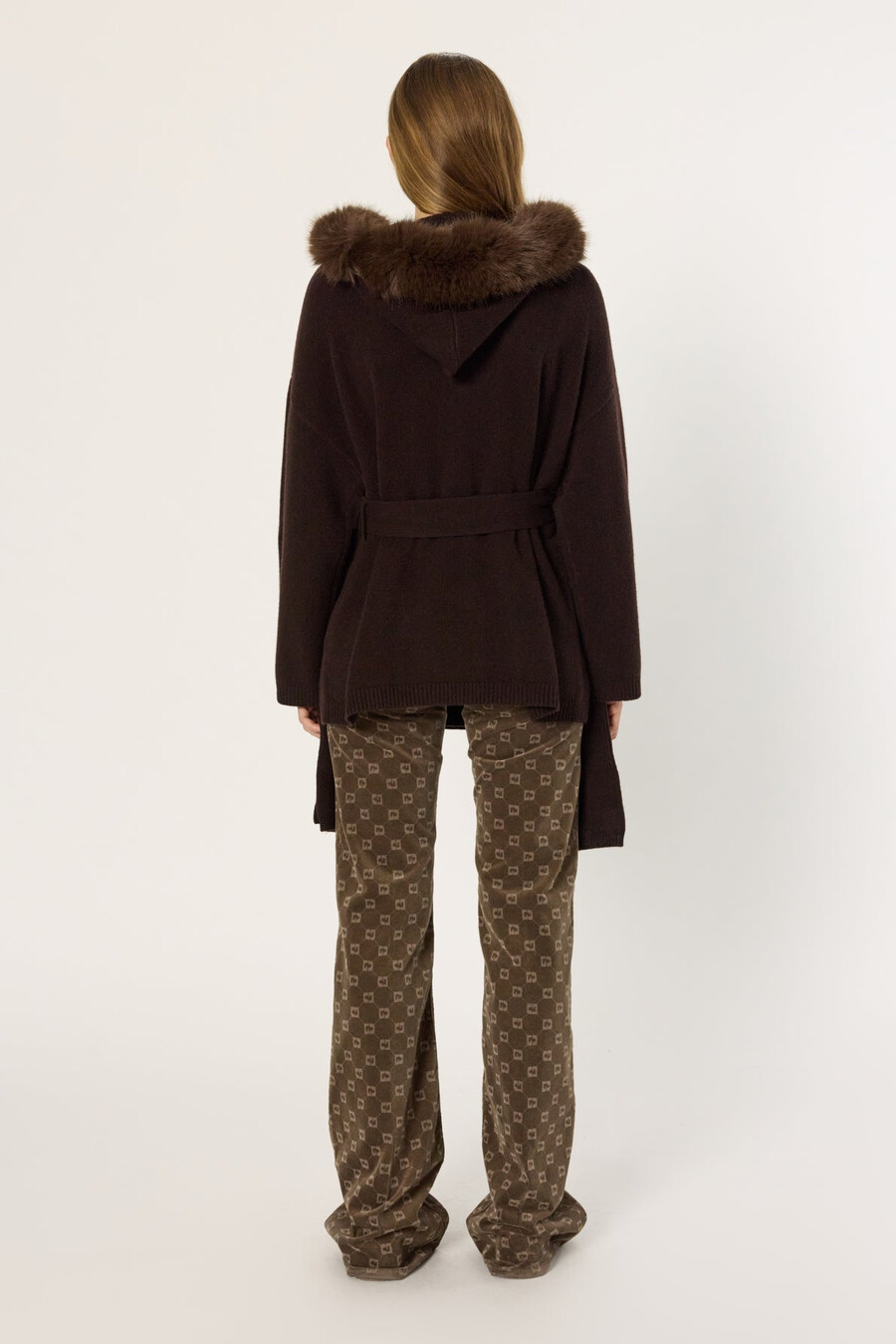 gilet à capuche en cachemire - elo