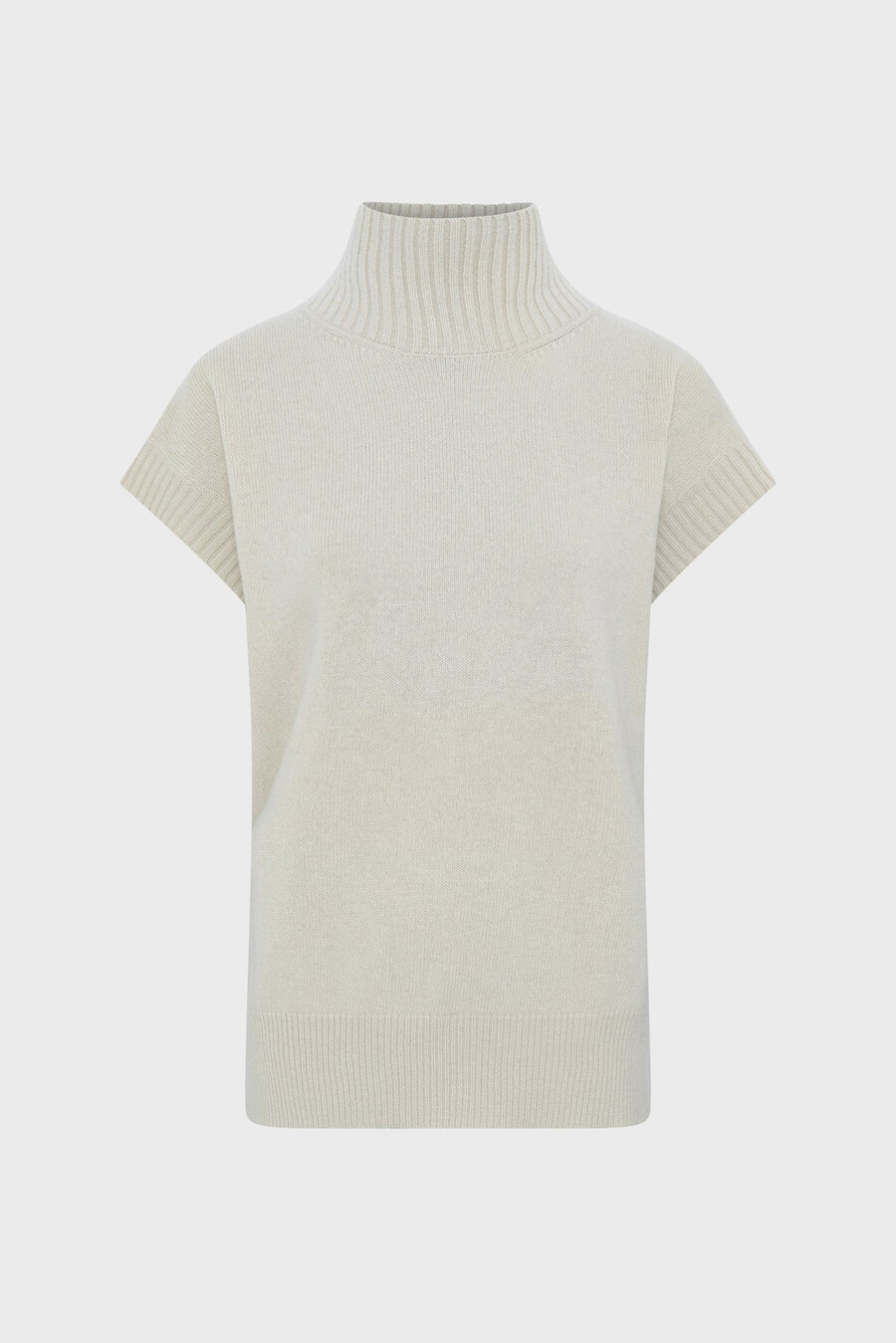 pull sans manches en laine et cachemire