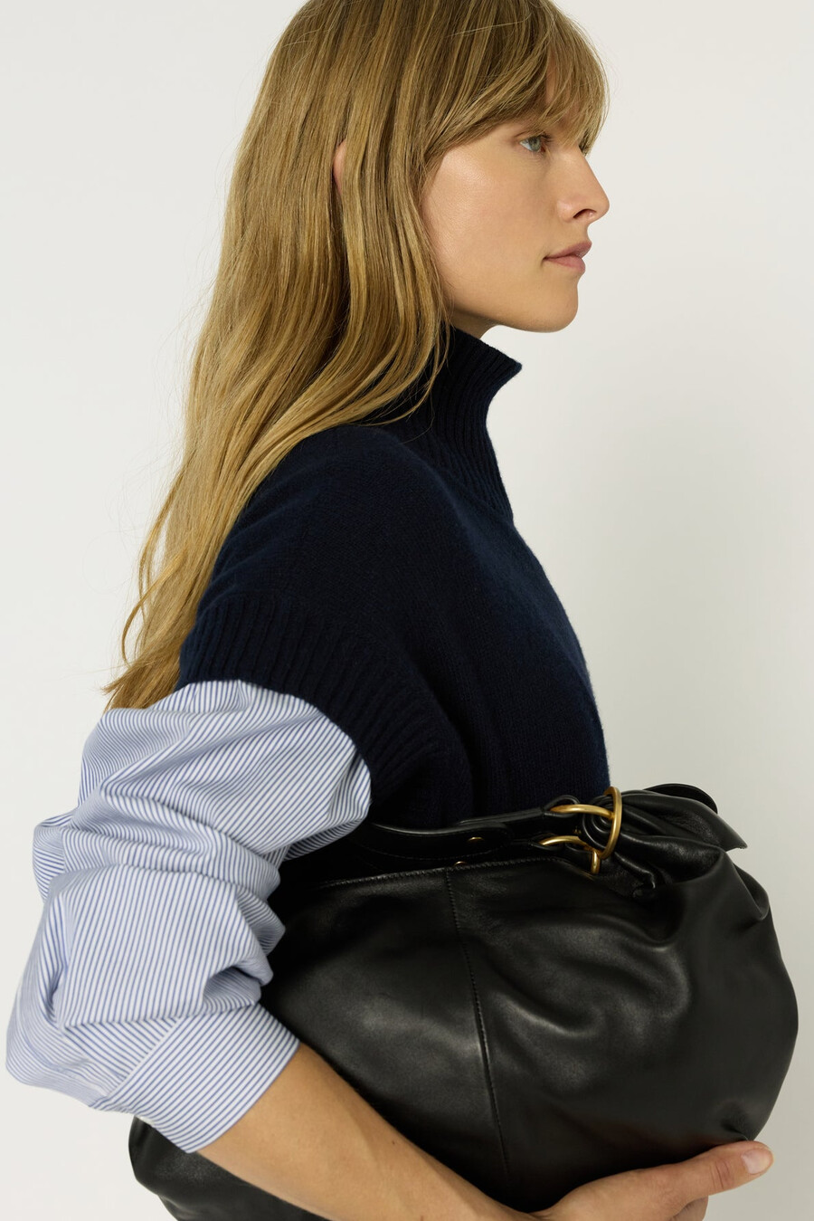 pull sans manches en laine et cachemire