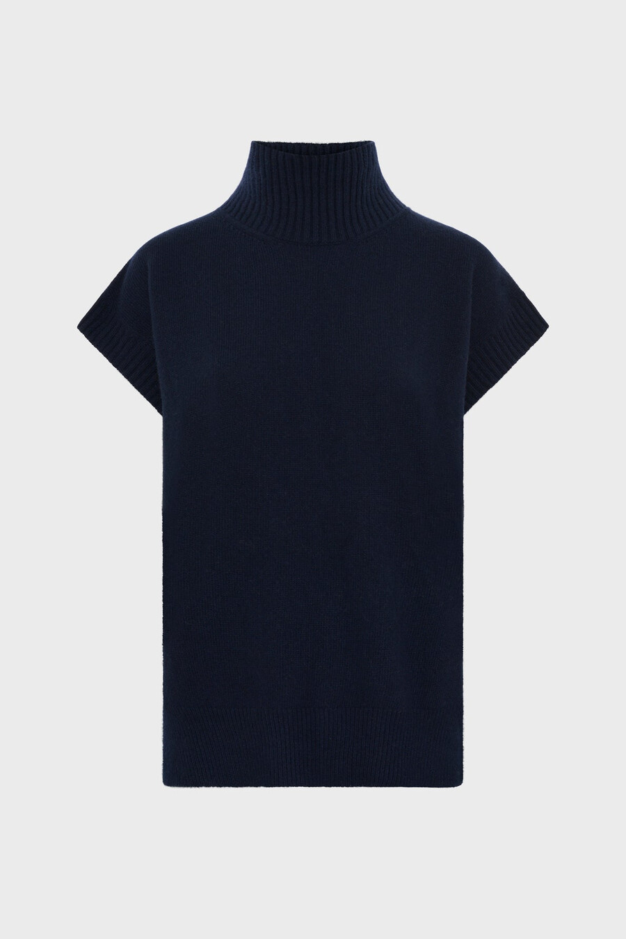 pull sans manches en laine et cachemire