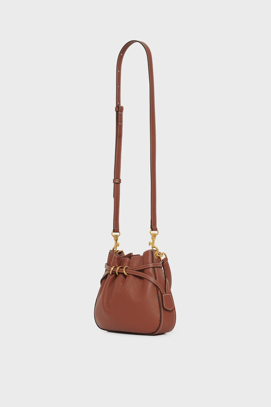 sac en cuir grainé - le mini romy
