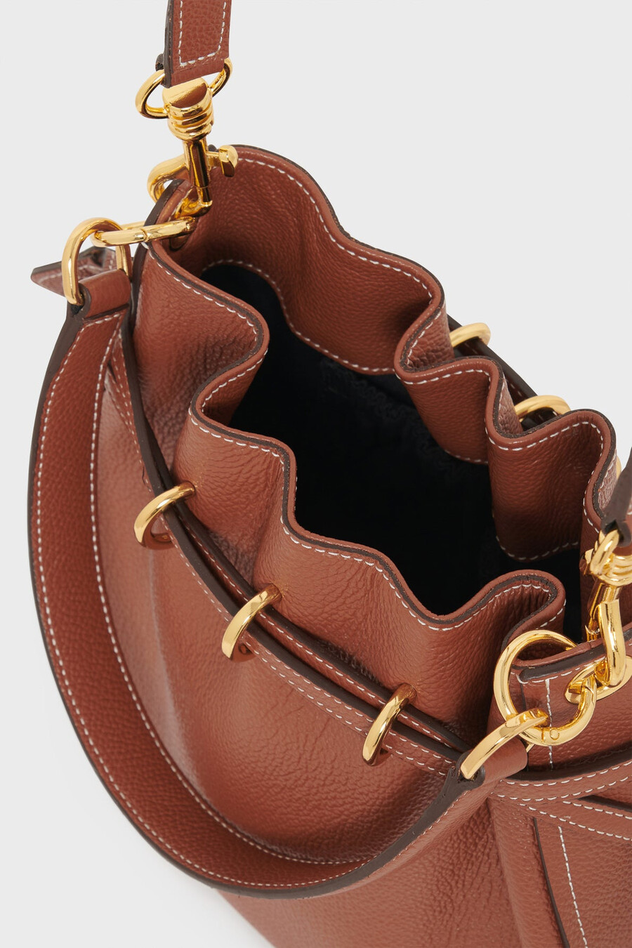 sac en cuir grainé - le mini romy