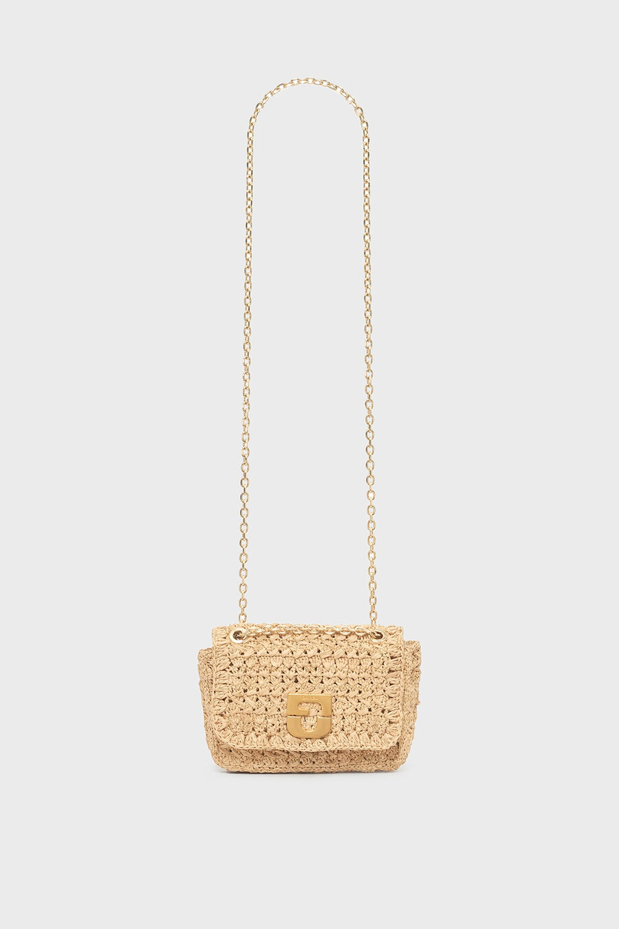 mini sac en raphia - le mini fanny