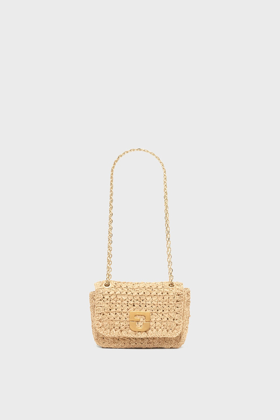 mini sac en raphia - le mini fanny