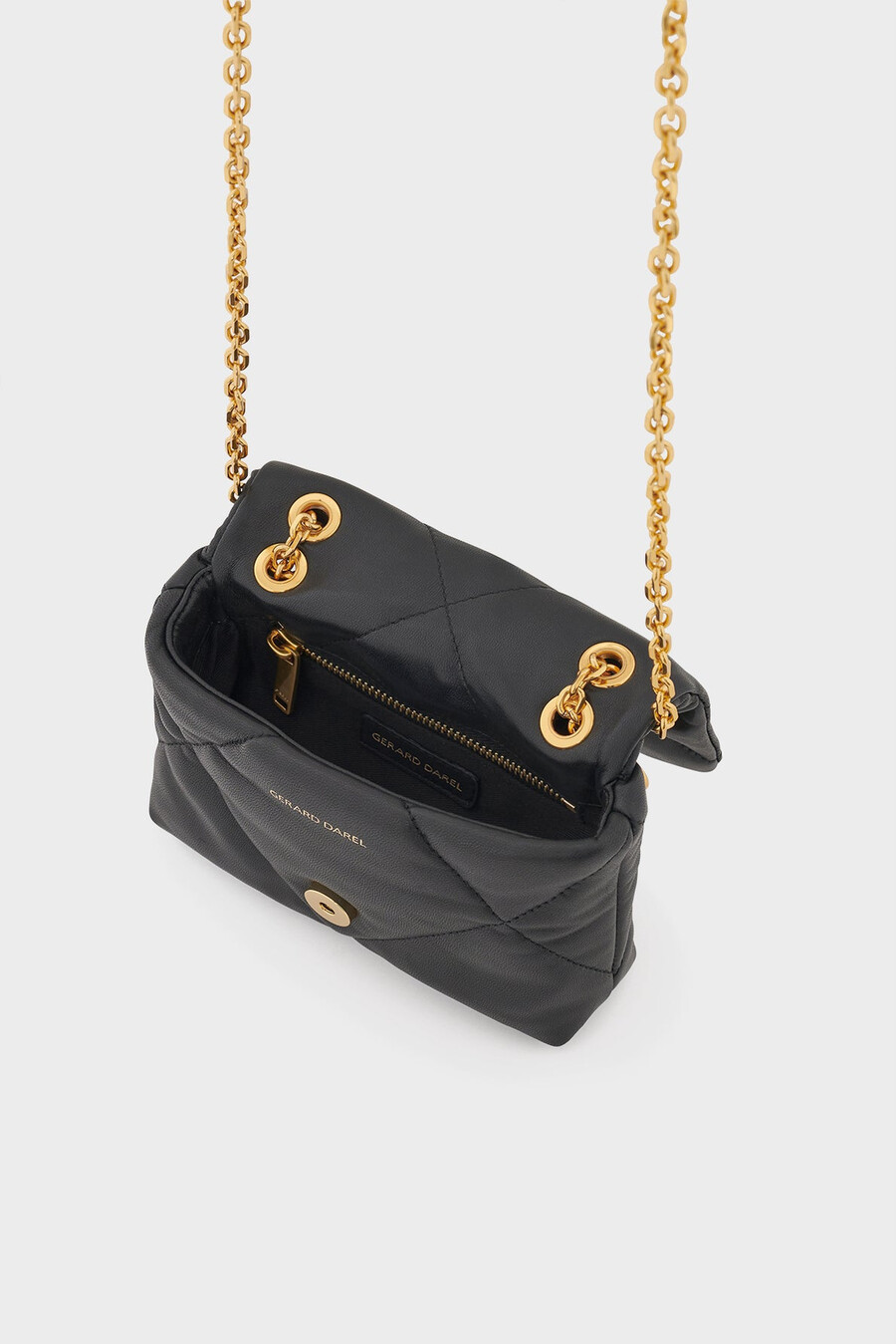 mini sac en cuir matelassé - le mini fanny