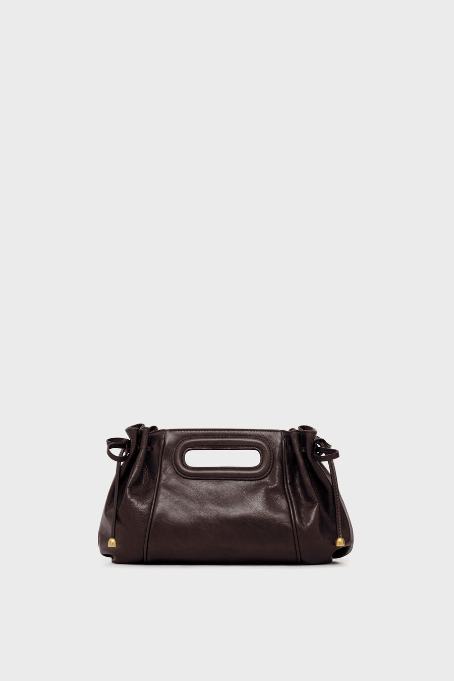 sac à main en cuir à effet froissé - mini dany