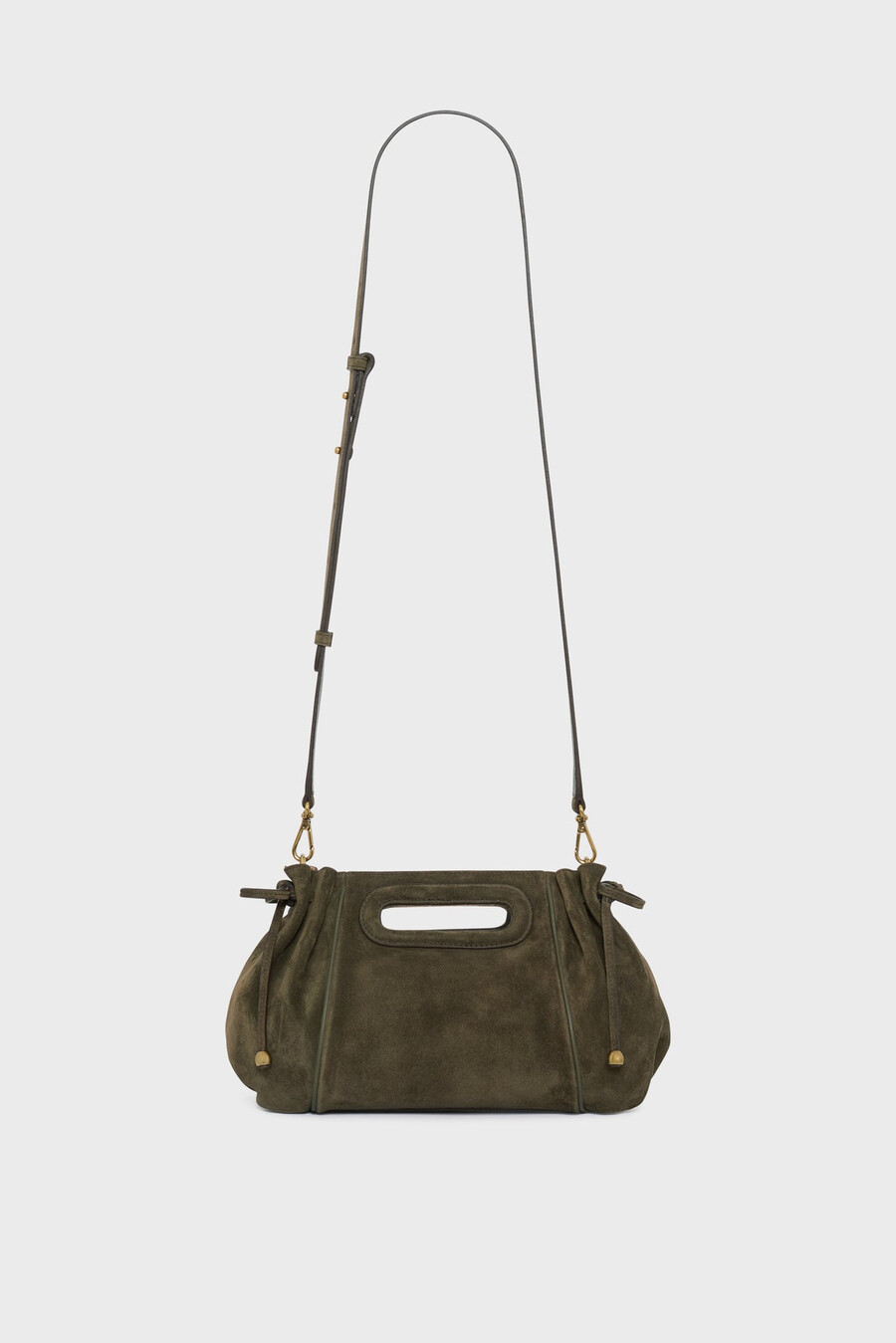 sac à main en daim intérieur métallisé - mini dany