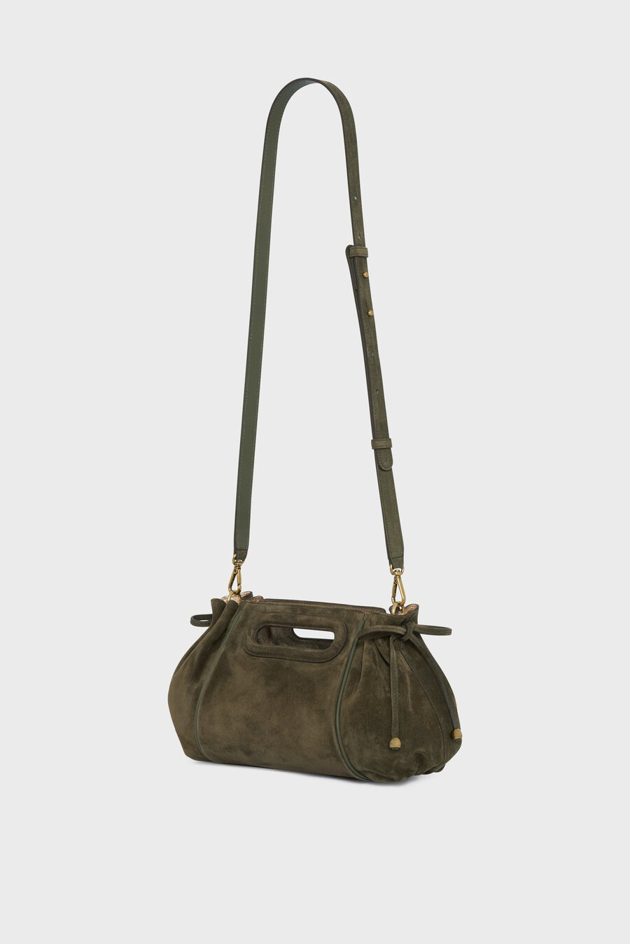 sac à main en daim intérieur métallisé - mini dany