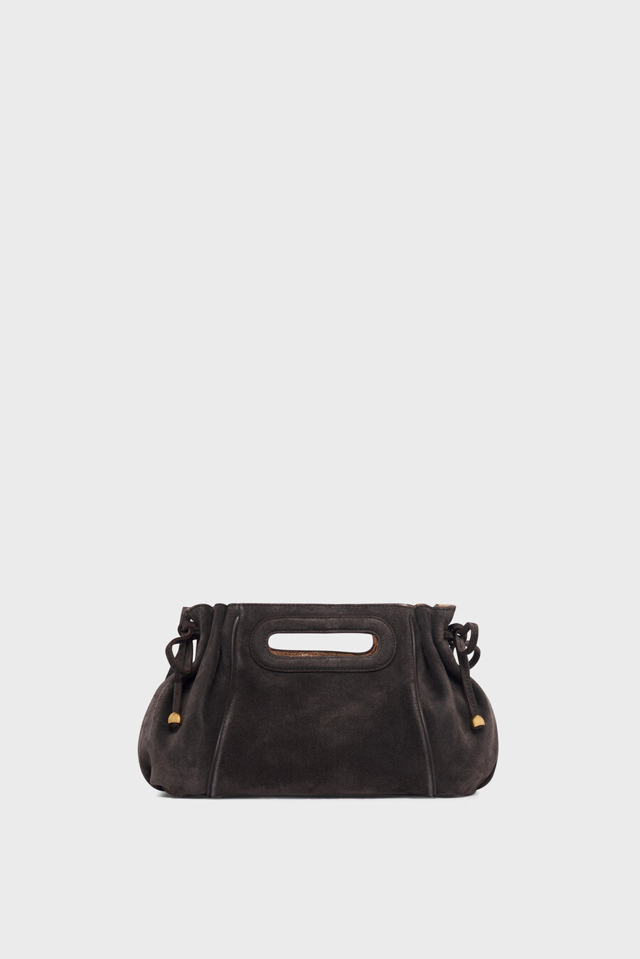 sac à main en daim intérieur métallisé - mini dany