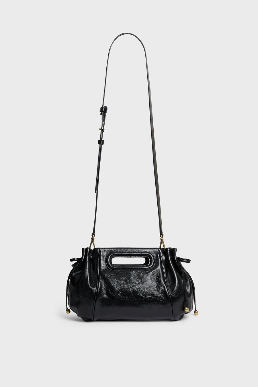 sac à main en cuir effet froissé - mini dany
