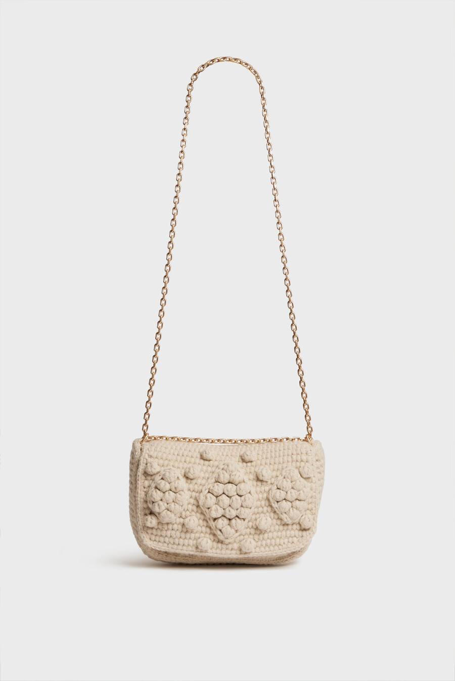 sac bandoulière en laine crochetée - archie