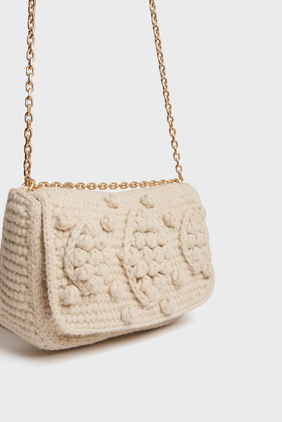 sac bandoulière en laine crochetée - archie