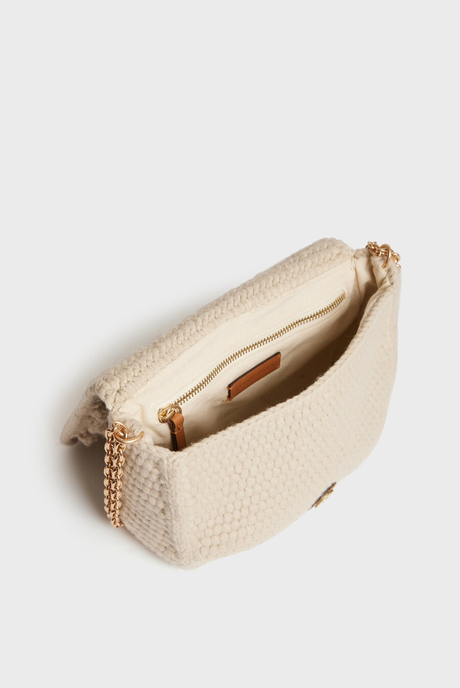 sac bandoulière en laine crochetée - archie