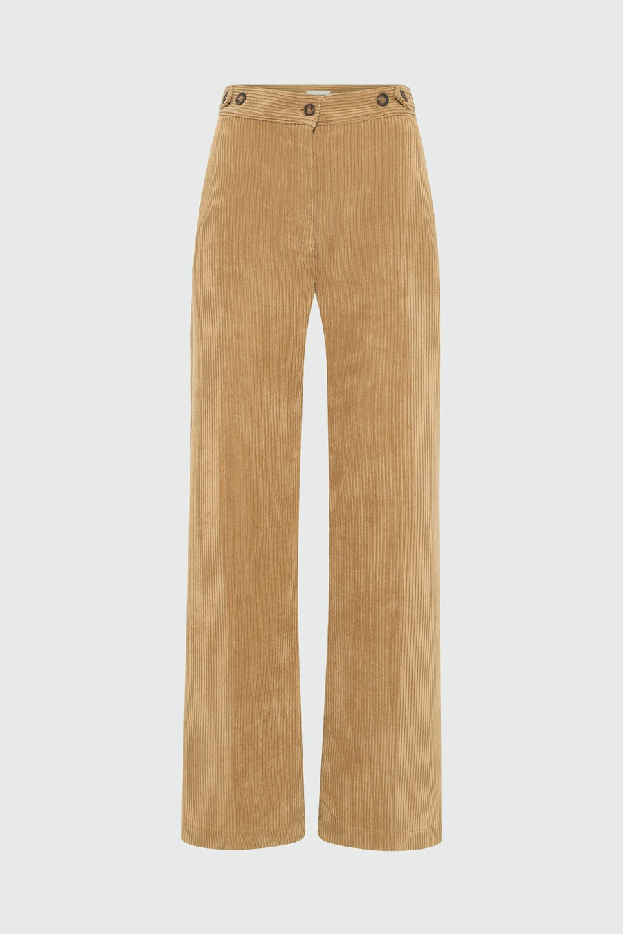 pantalon en velours côtelé à jambes larges - cass