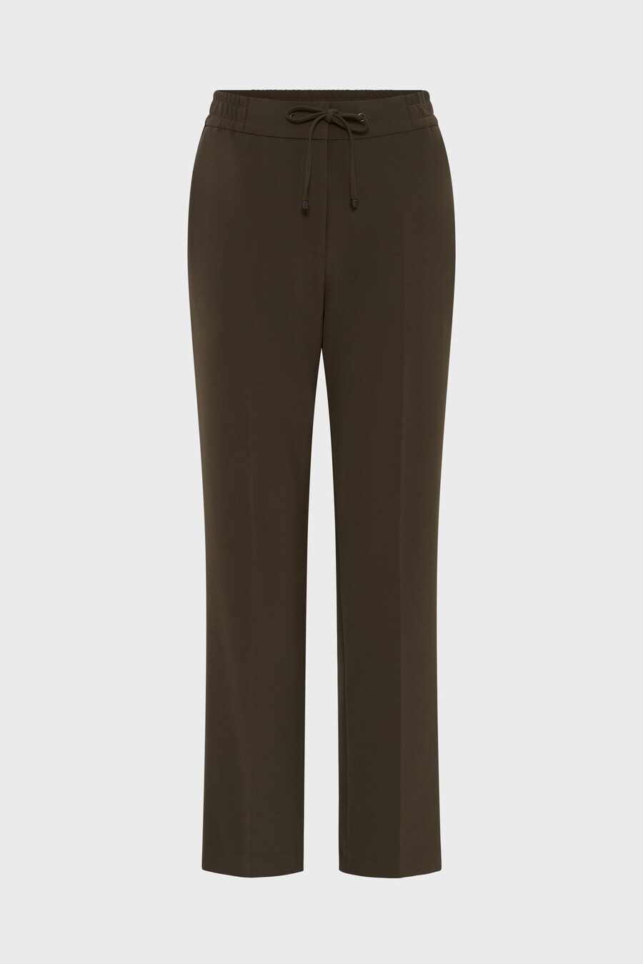 pantalon droit à taille élastiquée - clarael