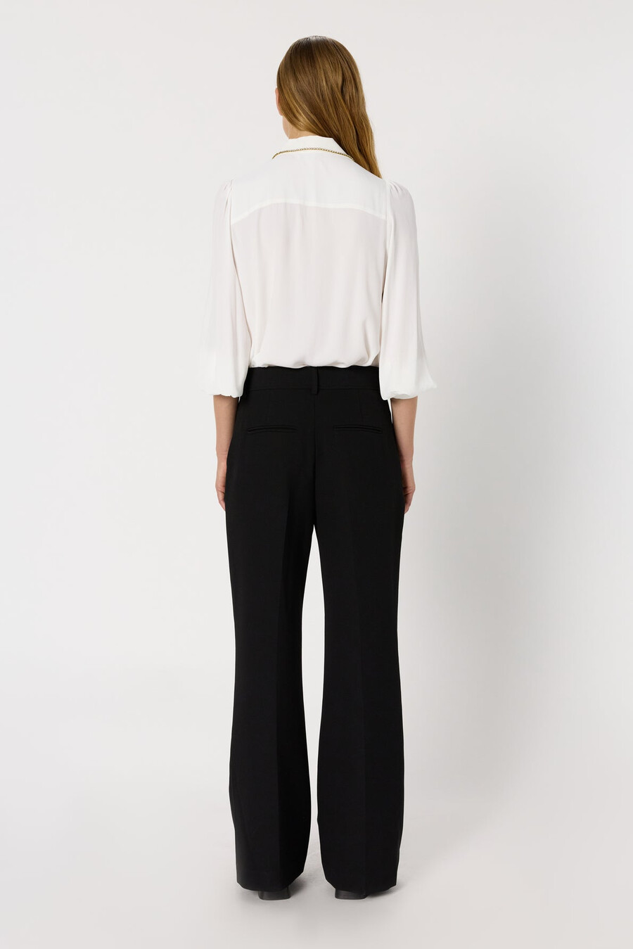 pantalon évasé en jersey - cloe