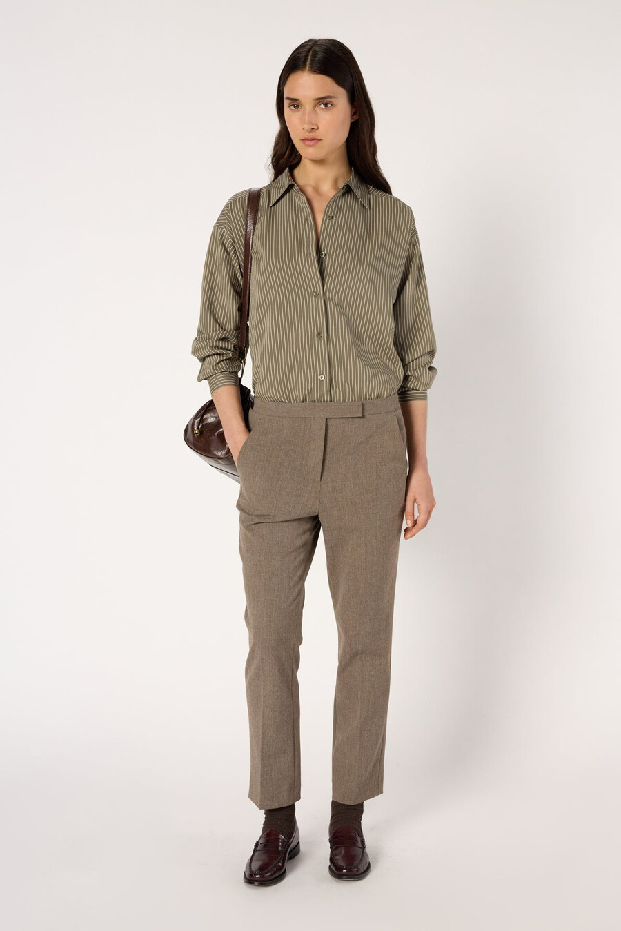 pantalon droit à dos élastiqué - celia