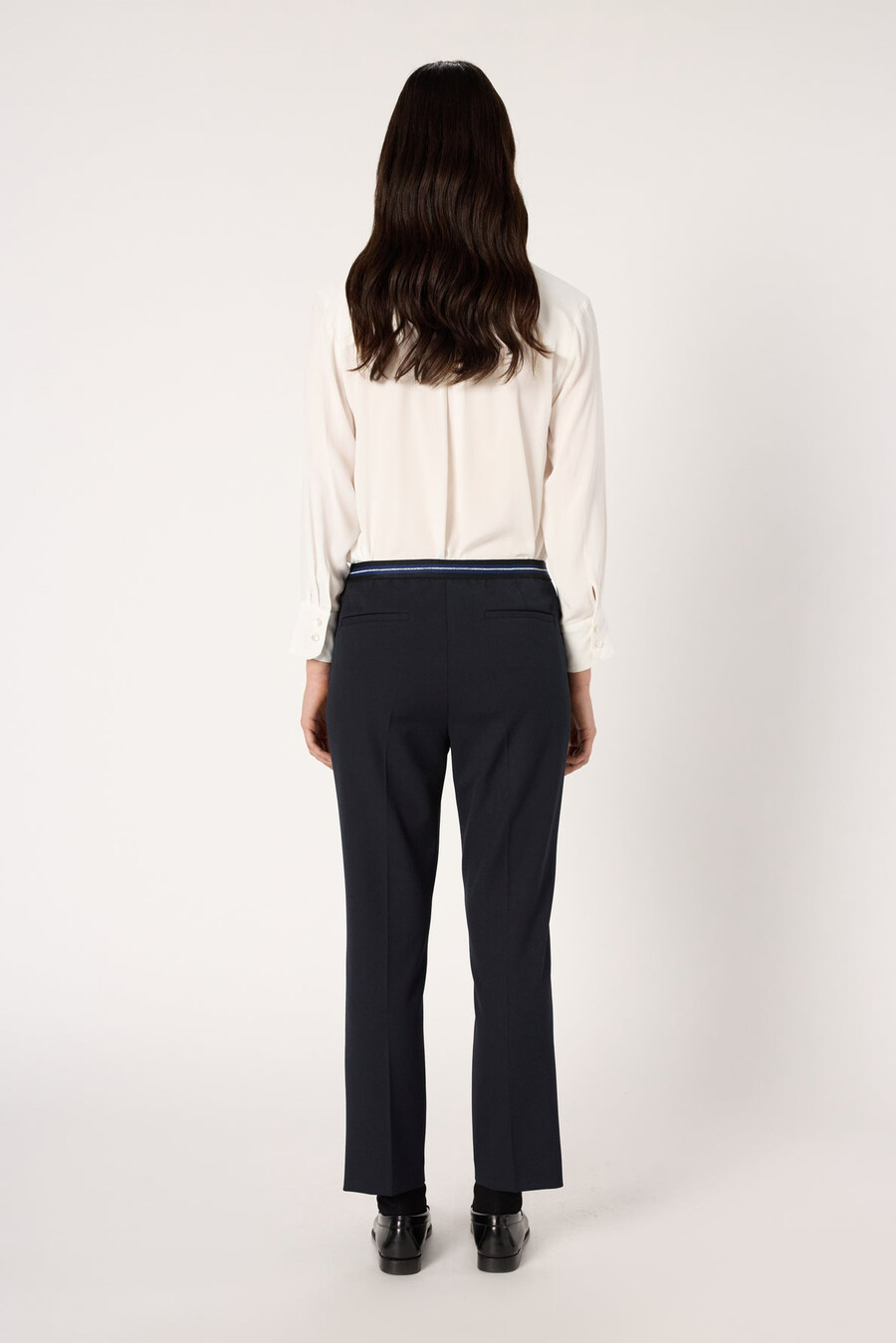 pantalon droit à dos élastiqué - celia