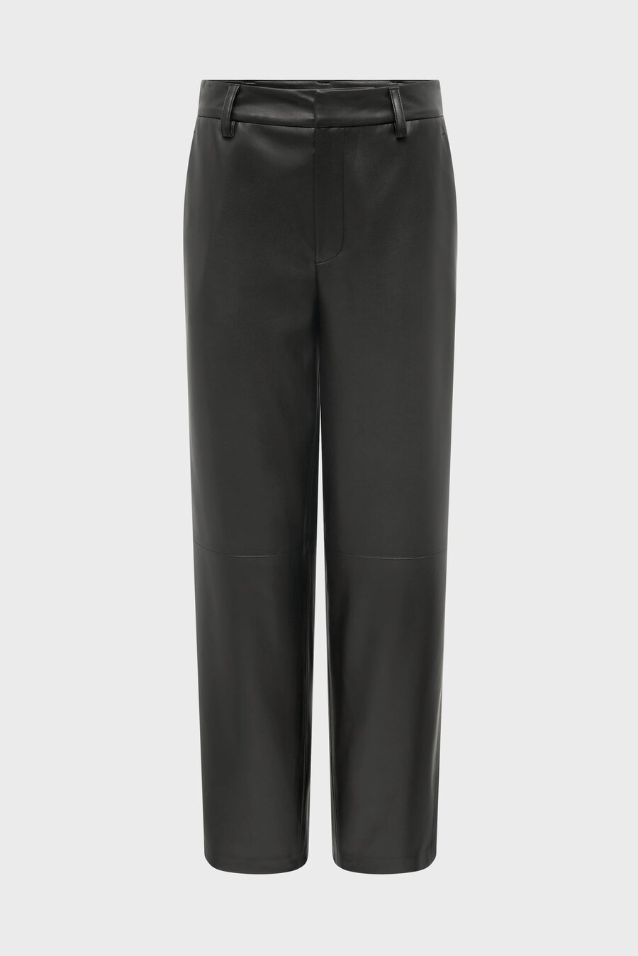 pantalon droit en similicuir - carmen