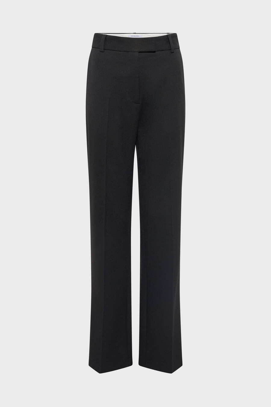 pantalon droit à monogramme doré - caroline