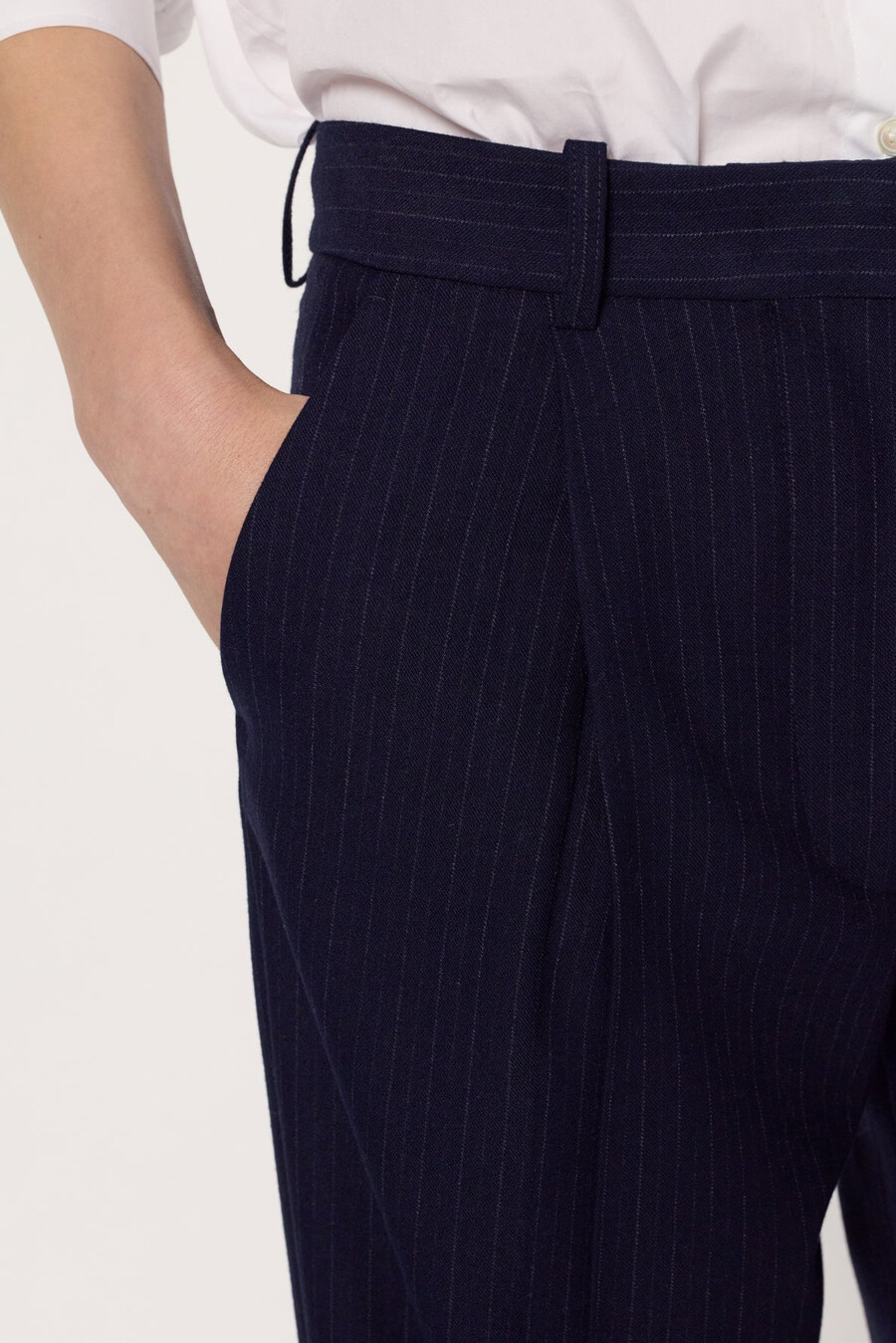 pantalon de costume à fines rayures - charlene