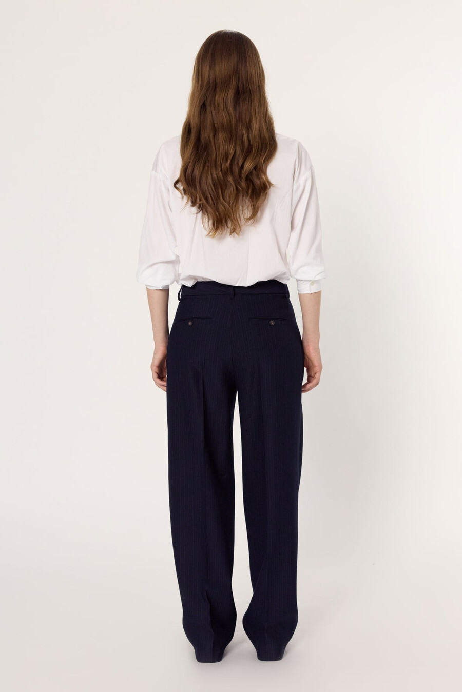 pantalon de costume à fines rayures - charlene