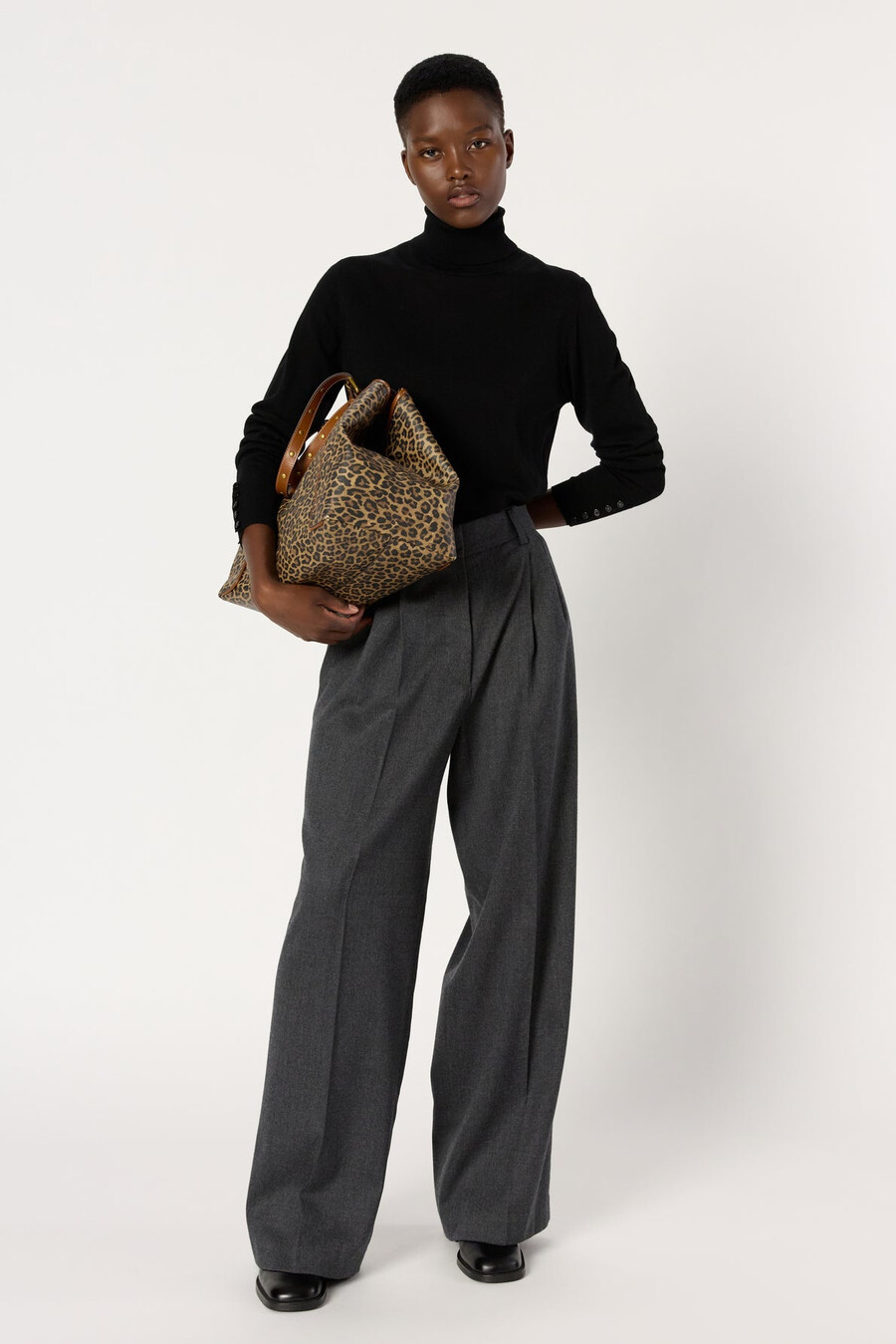 pantalon large uni - cyrielle