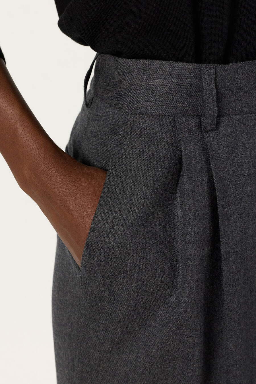 pantalon large uni - cyrielle