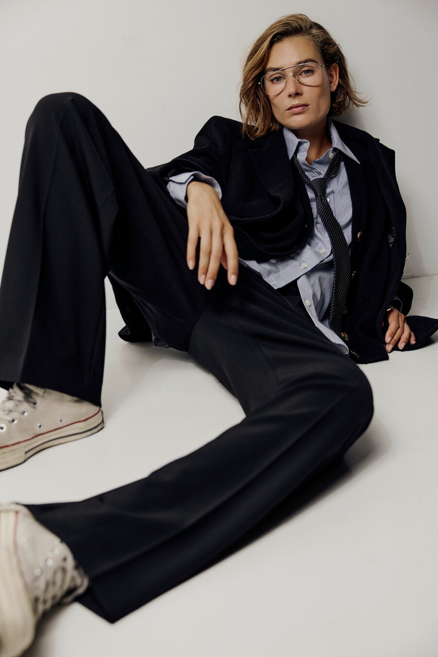 pantalon de costume large - caro