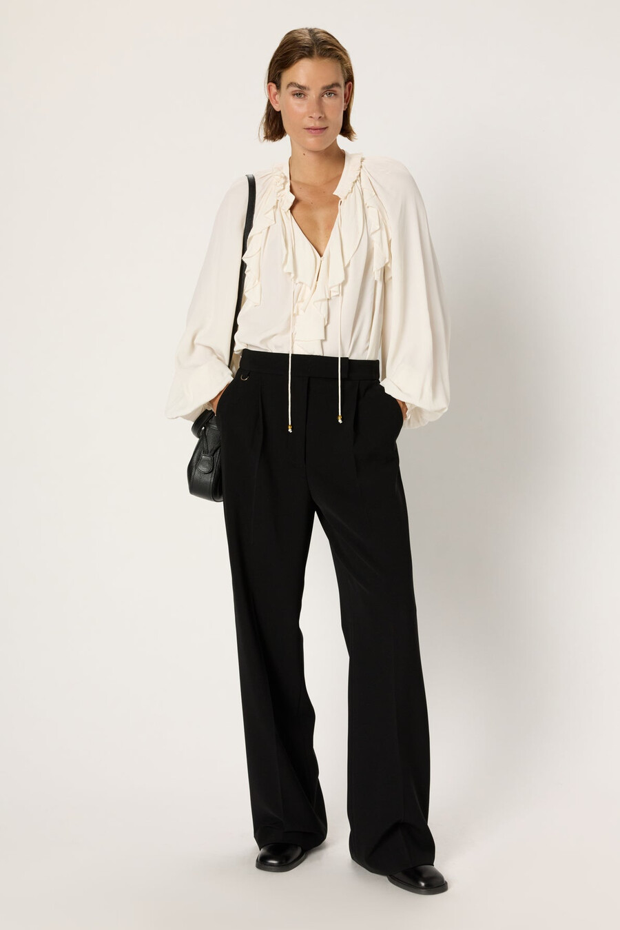 pantalon de costume large - caro