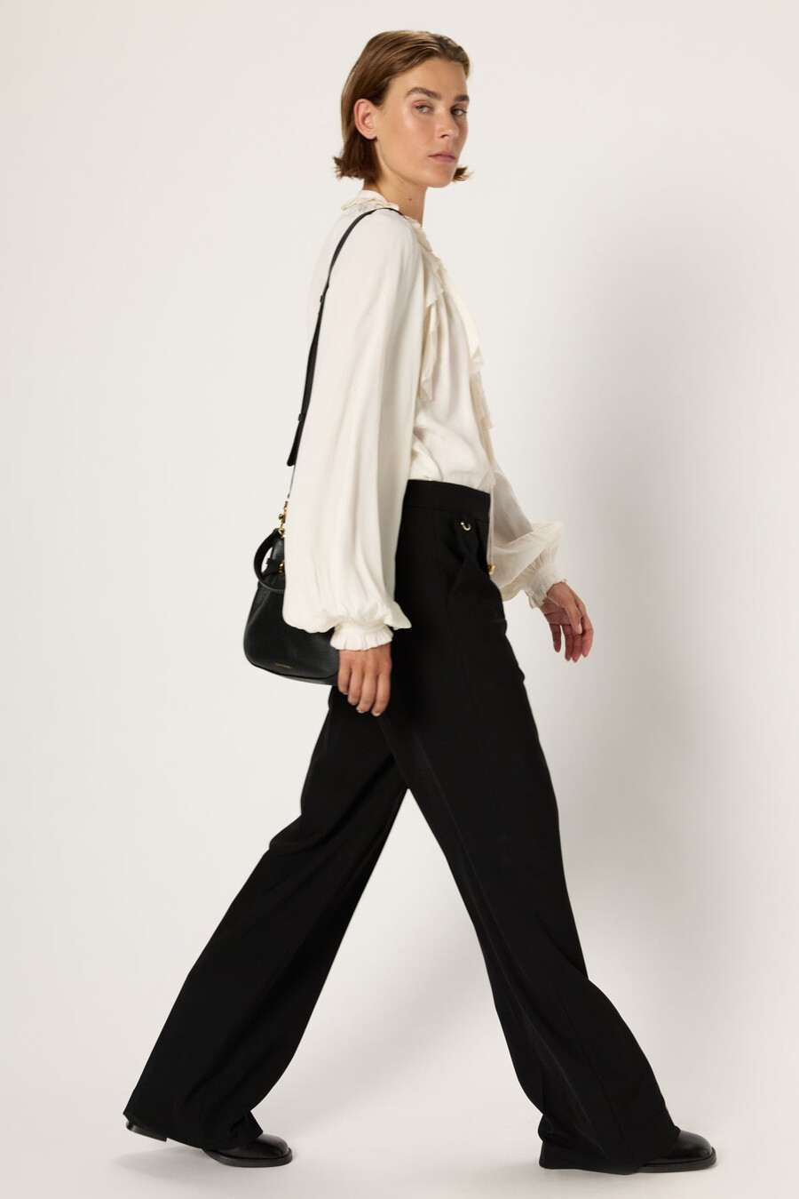 pantalon de costume large - caro