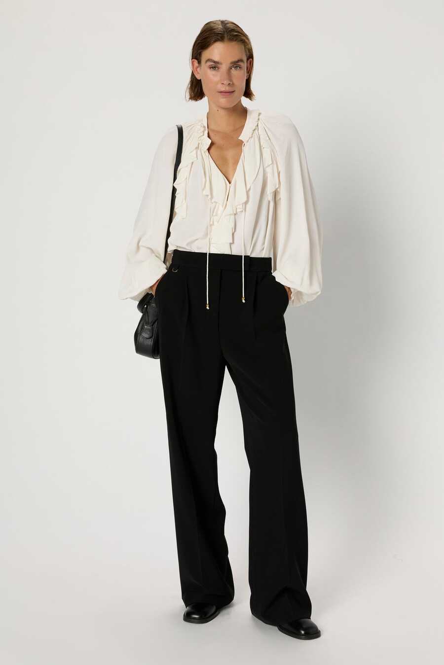 pantalon de costume large - caro