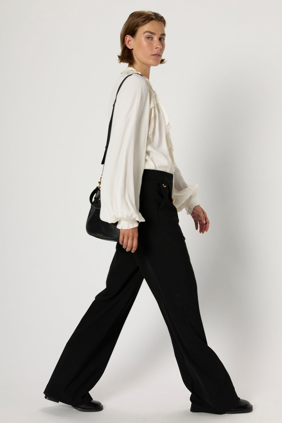 pantalon de costume large - caro