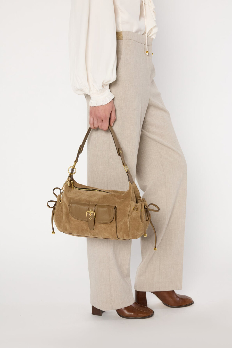 pantalon de costume élastiqué - cecile