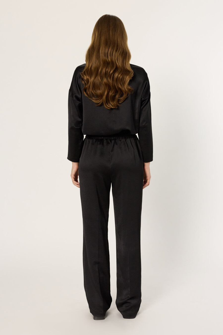 pantalon fluide en satin - candice