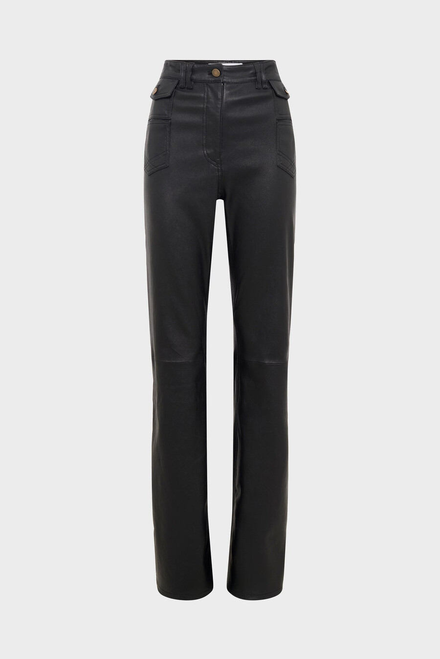 pantalon en cuir évasé - cynthia