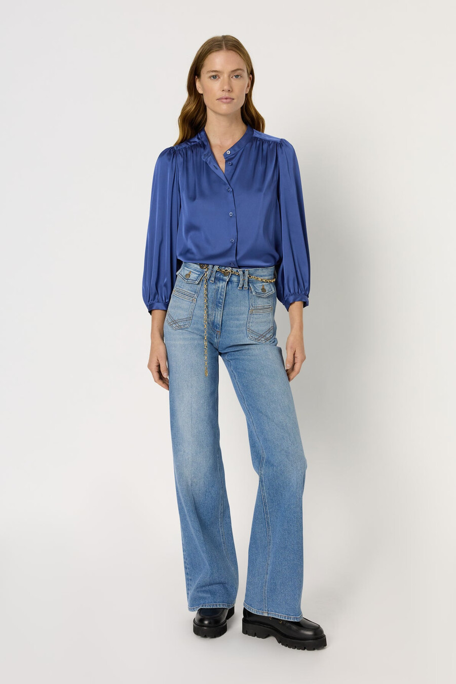 chemise satinée - alicia