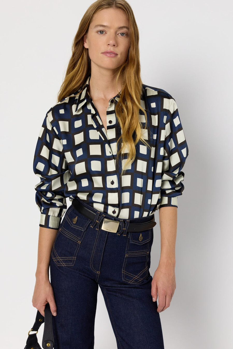 chemise en sergé imprimé - alvina