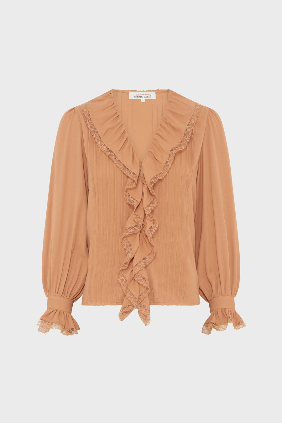 chemise en dentelle à volants - annette