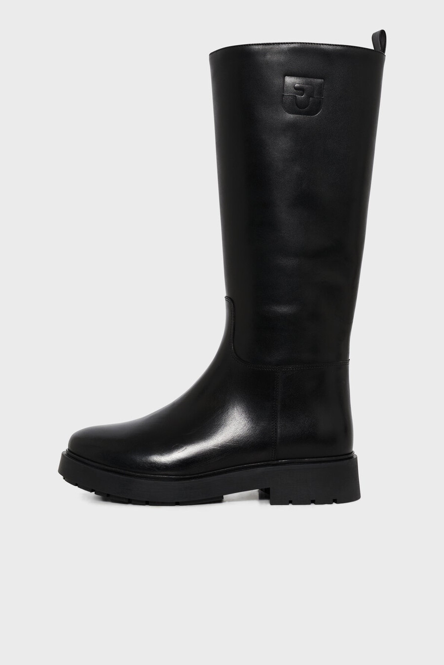 bottes en cuir à semelles crantées - elea