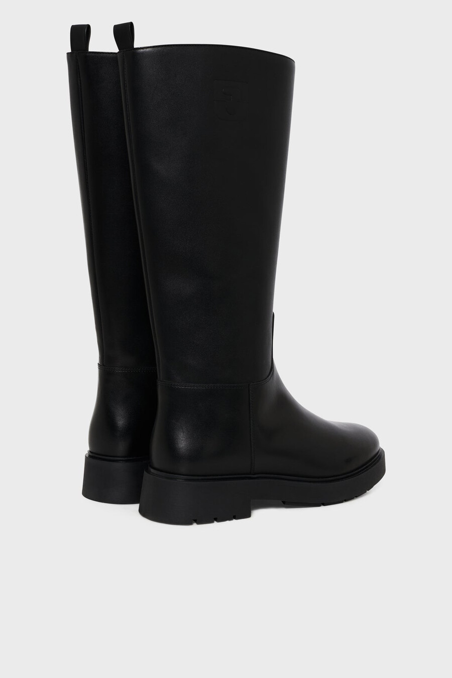 bottes en cuir à semelles crantées - elea