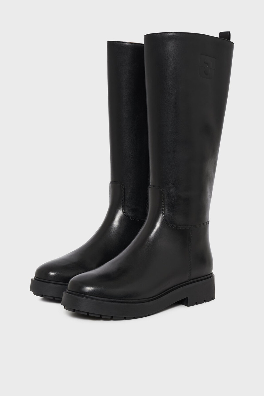 bottes en cuir à semelles crantées - elea