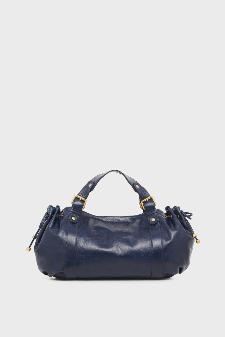 sac à main en cuir effet froissé - 24h