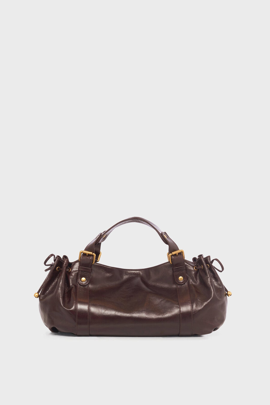 sac à main en cuir effet froissé - 24h