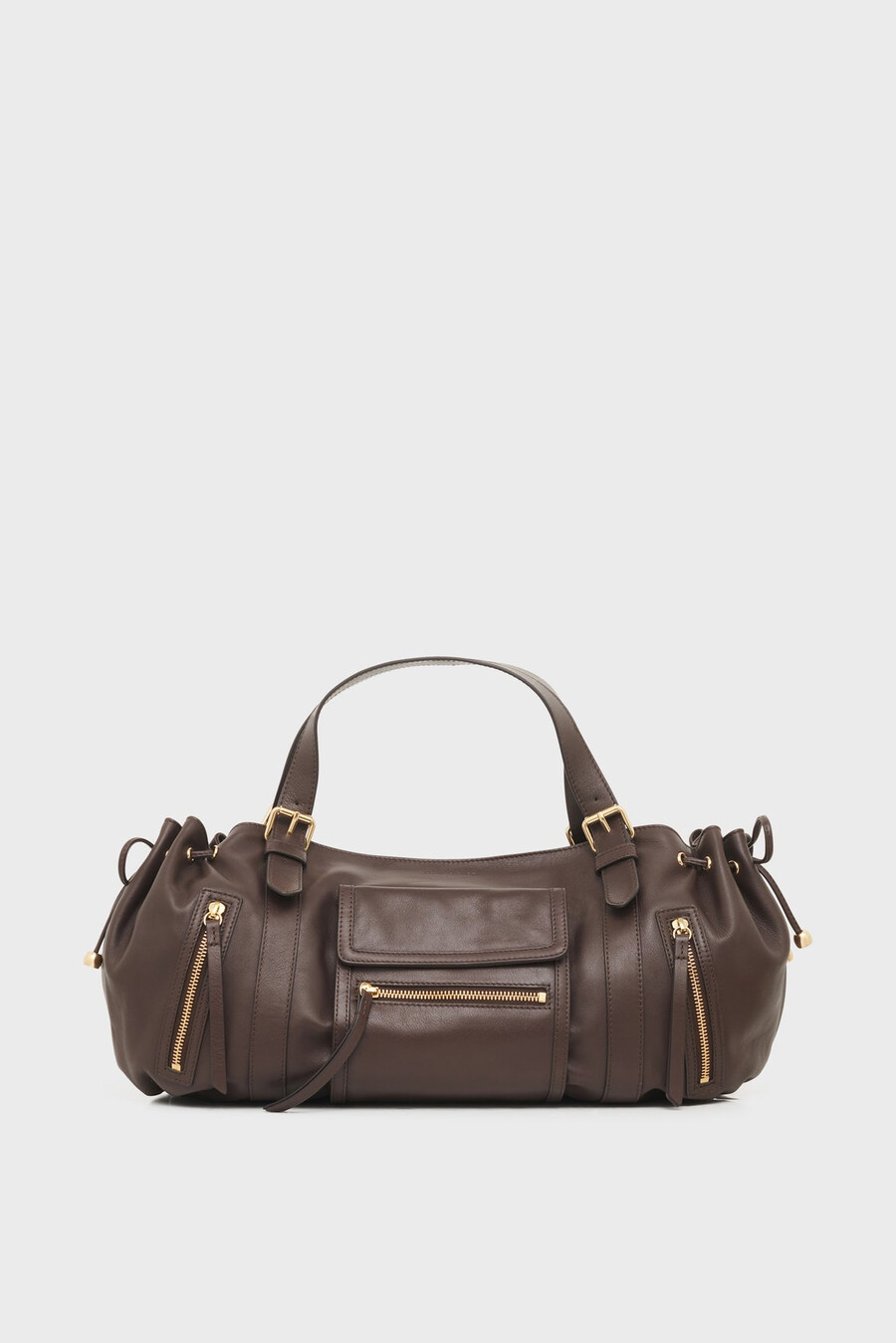 sac à main en cuir avec poches zippées - st germain