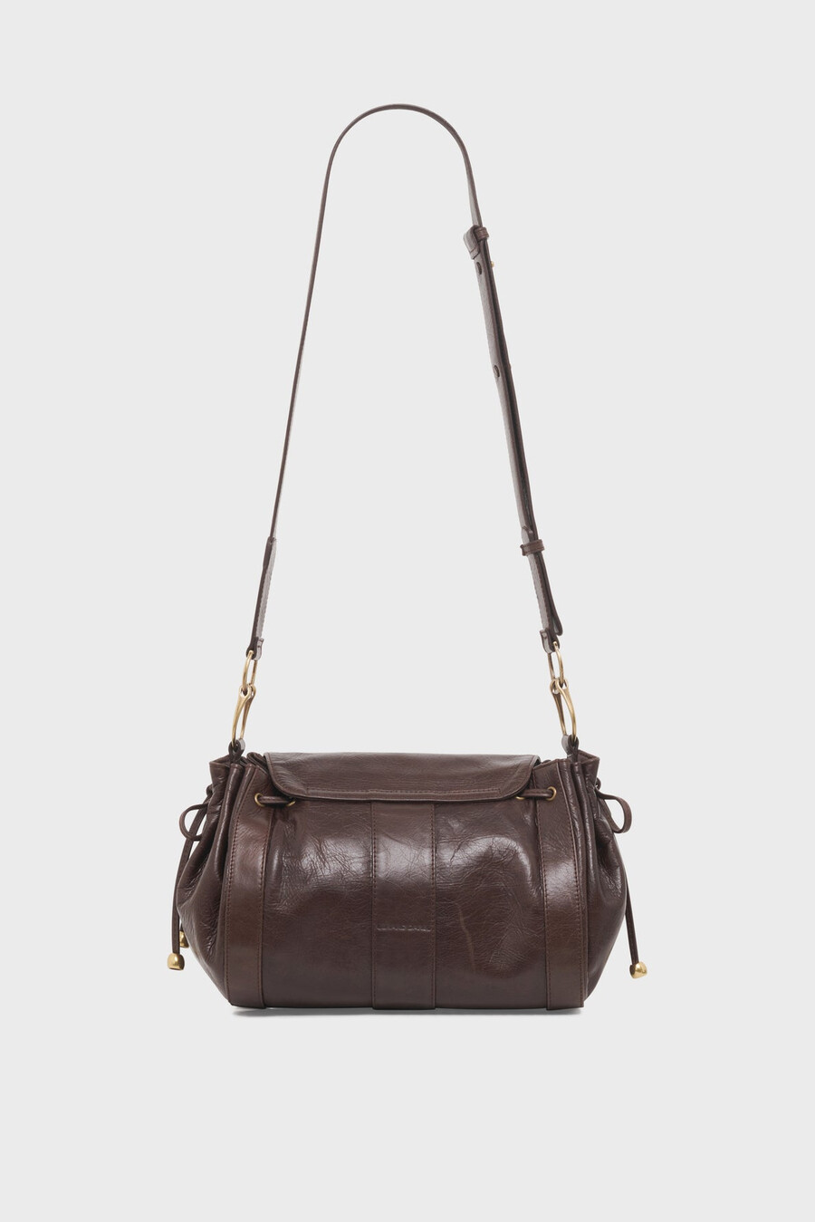 sac en cuir froissé - besace 24