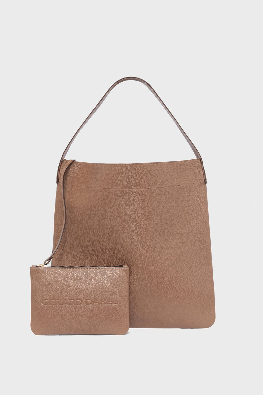 sac en cuir grainé intérieur métallisé - lady