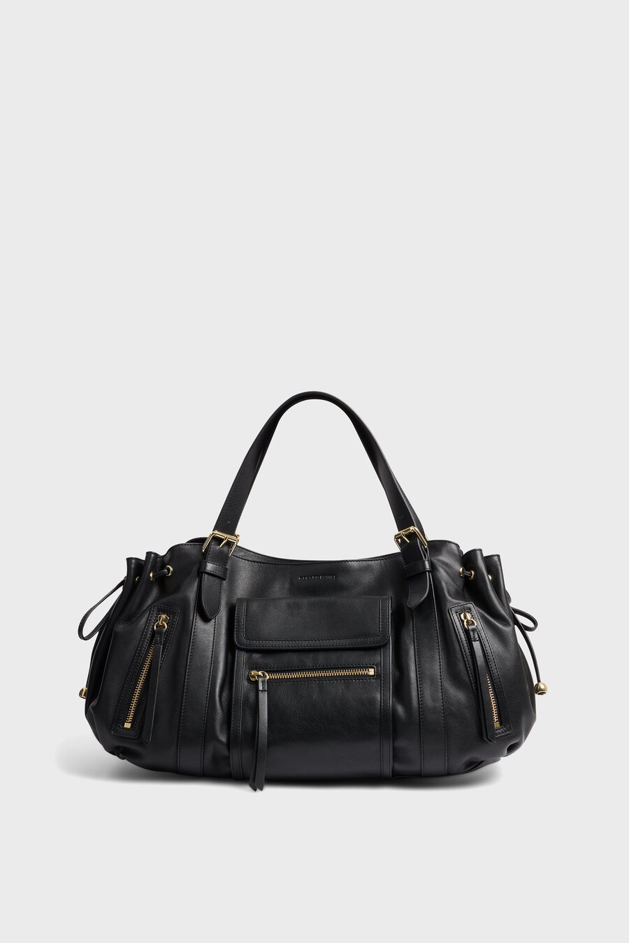 sac à main en cuir avec poche zippée - st germain
