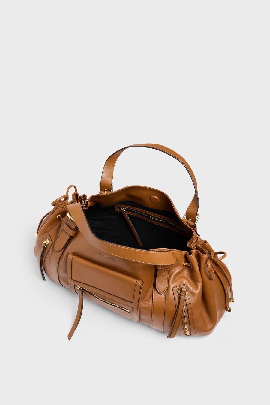 sac à main en cuir avec poche - st germain