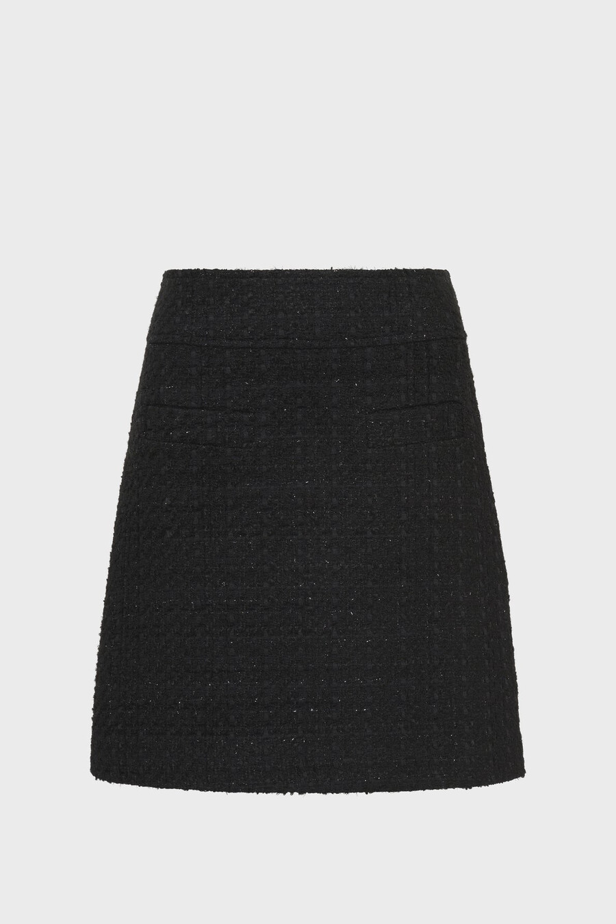 mini-jupe en tweed avec lurex - baranice